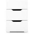 Тумба с ящиками, в офис под стол, 40х52х65 см, Momal белая 03601