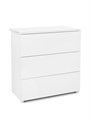 Комод с ящиками для одежды, 60х33,5х60 см, белый, MiKante с 3-мя ящ. 03808