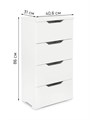 Комод Momal(Узкий) с 4-мя ящиками 03832