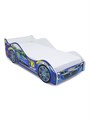 Кровать машина детская с бортиком и ортопедическим основанием, 160х70 512