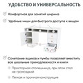 Детский письменный стол Stumpa с двумя тумбами 10269